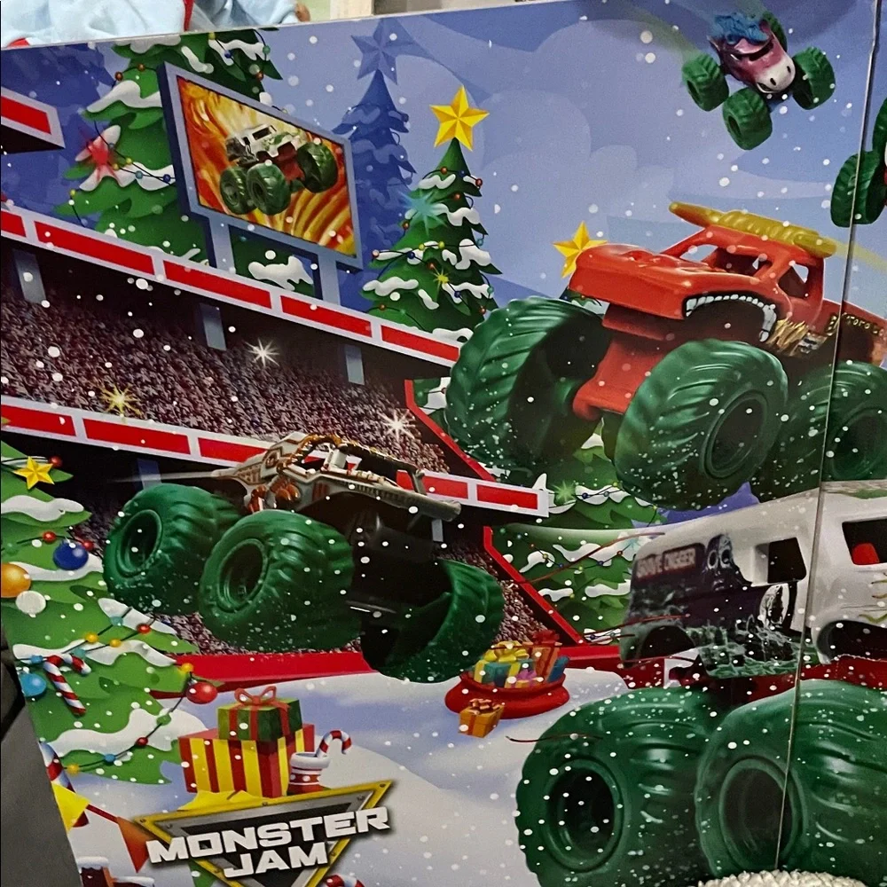 Monster Jam - Advent Calendar 2025 Holiday Series 1:72 Scale 24 pieces
